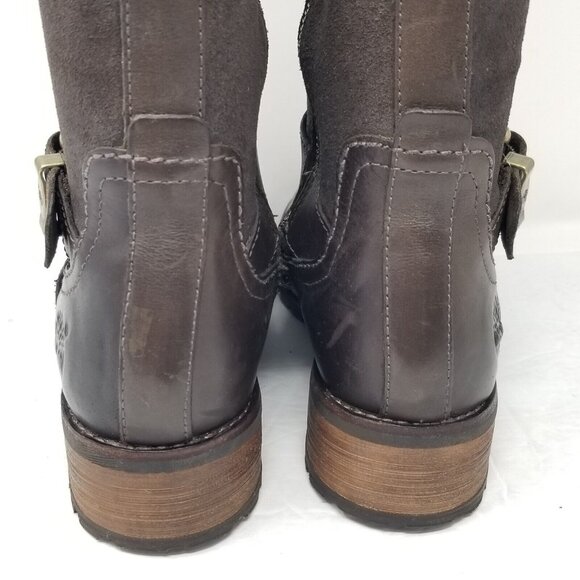 Timberland Bethel Brown Riding Tall Leather Rugged Boots 6.5M Style No. 23689 - Picture 8 of 15